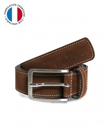 Ceinture Toag Otago en cuir chocolat