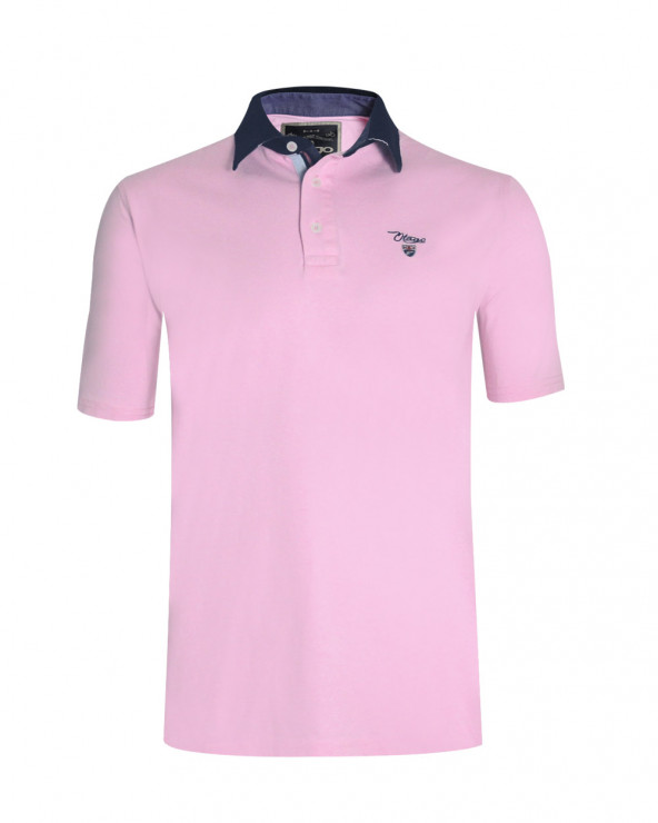 Polo Griff manches courtes Otago rose homme