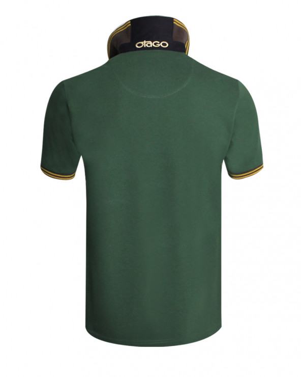 Dos du polo Golfy Otago vert vintage pour homme