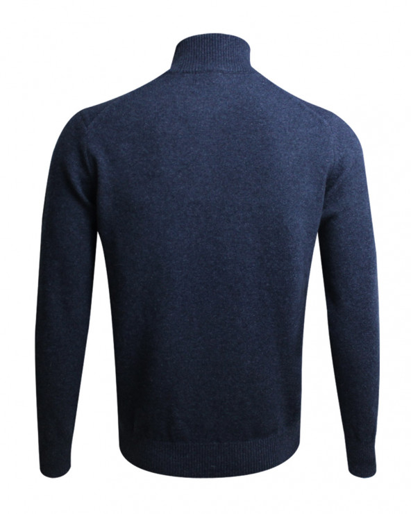 Dos du Pull Buenos Aires col zip Otago bleu marine homme