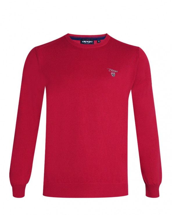 Pull Bologne col rond rouge Otago homme