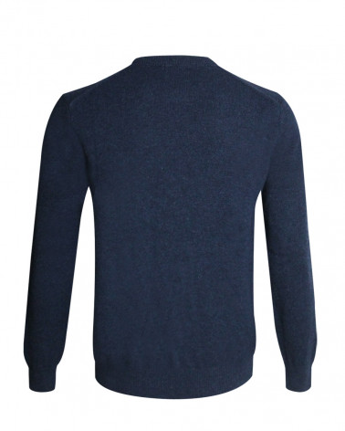 Dos du Pull Buenos Aires col rond Otago bleu marine homme