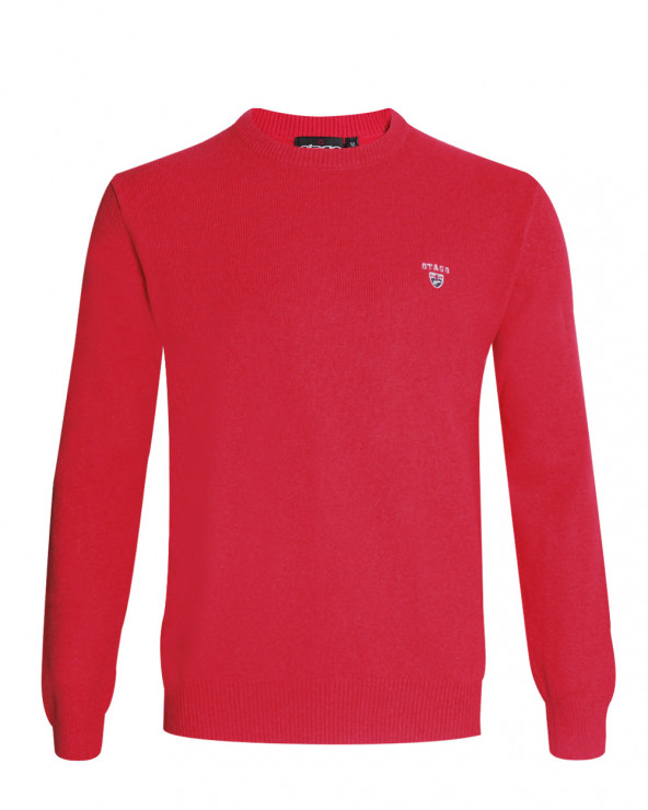 Pull Buenos Aires col rond Otago rouge homme