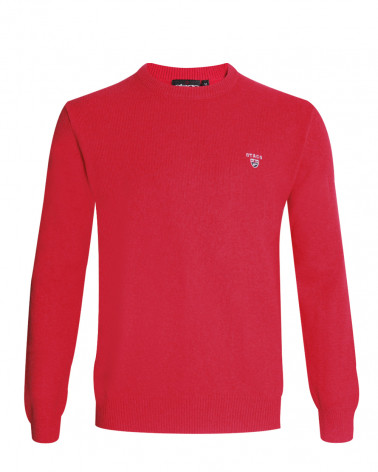 Pull Buenos Aires col rond Otago rouge homme