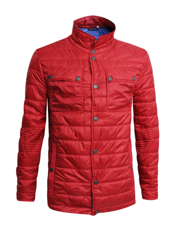 Doudoune Lion style Otago rouge pour homme