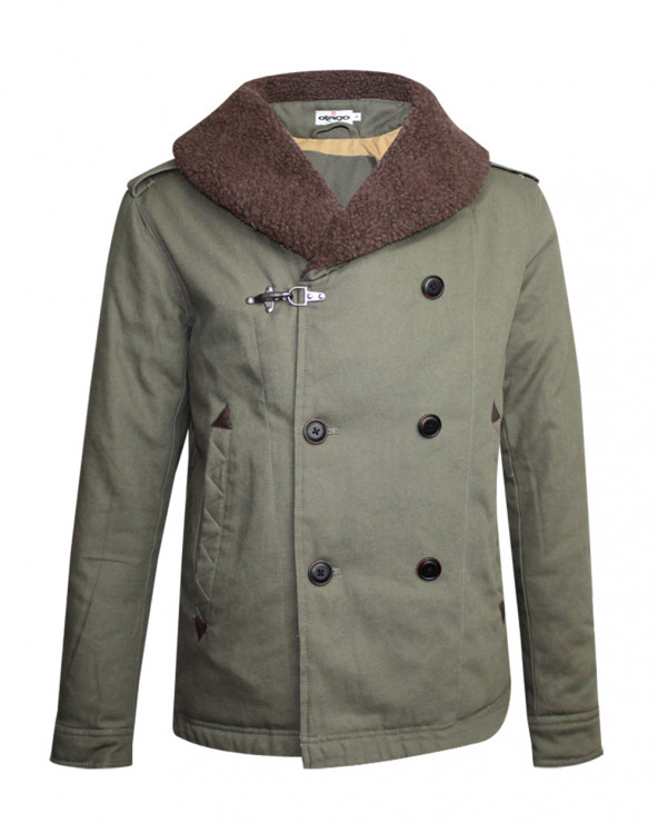 Parka Peter Otago Kaki pour homme