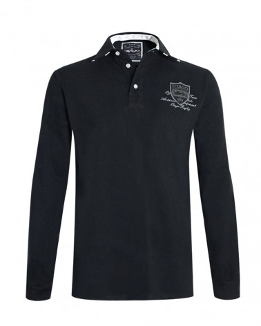 Polo Marco team Otago noir pour homme