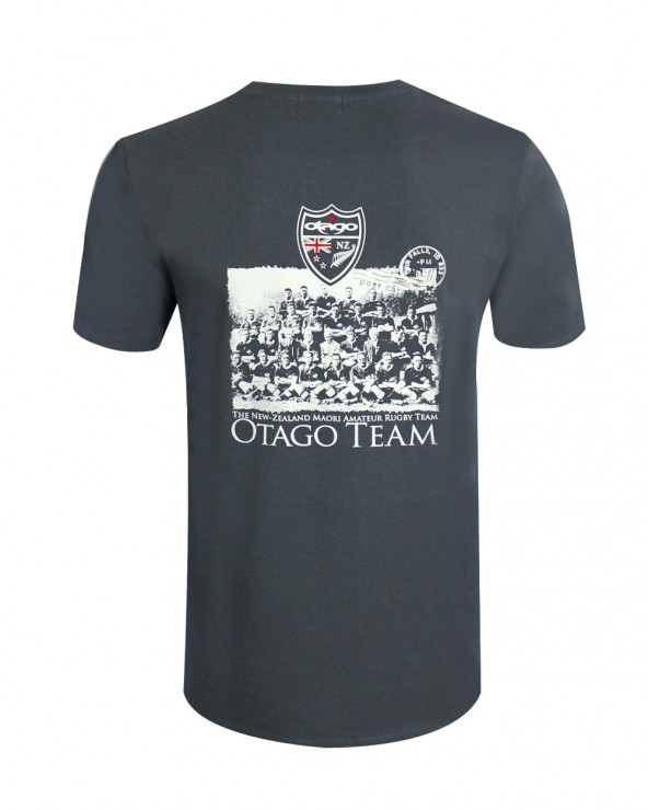 Dos du tee shirt Team Otago Iron grey pour homme