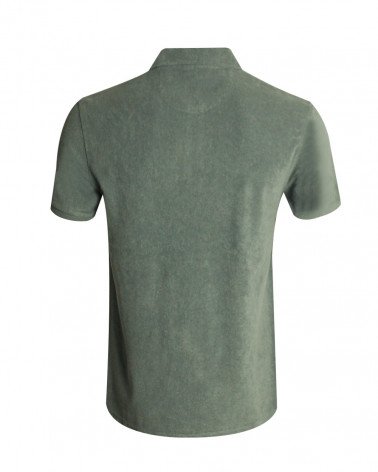 Dos du polo Towel Otago almond green pour homme