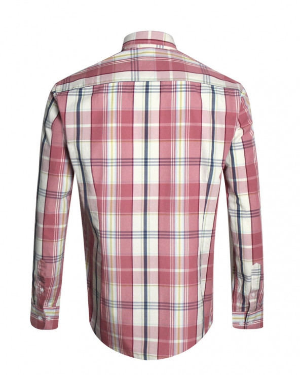 Dos de la chemise 177 Otago carreaux multicolore pour homme