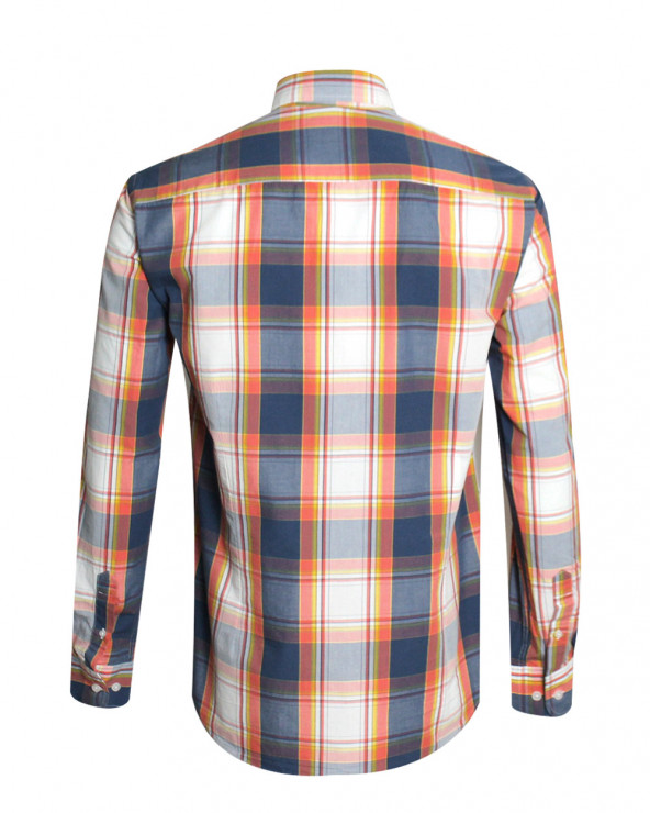 Dos de la chemise 186 Otago multicolore pour homme