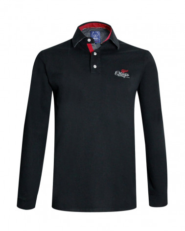 Polo Wave Otago noir pour homme