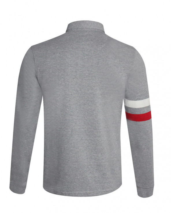 Polo BORA manches longues Otago rugby rose pour homme