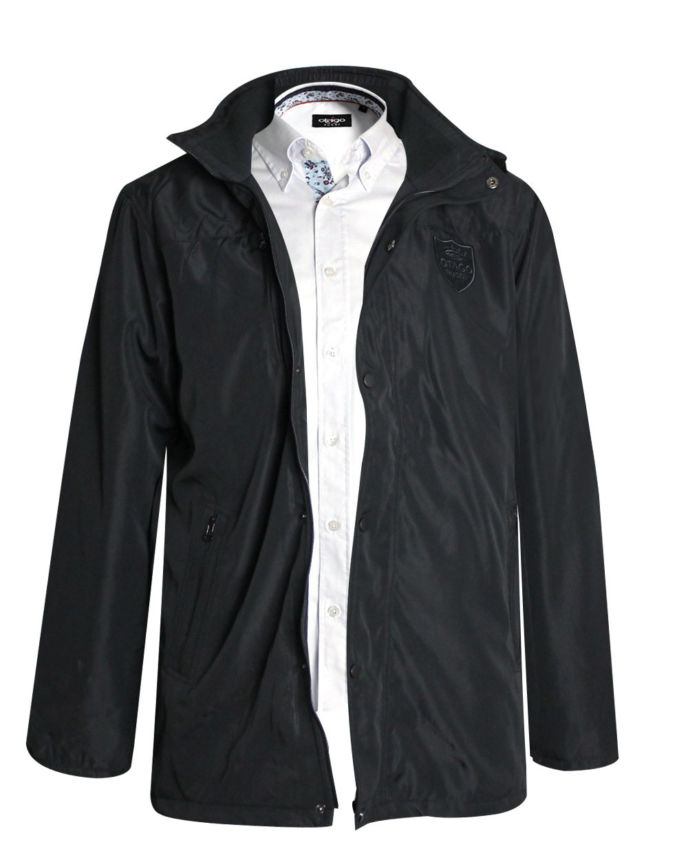 Parka Oslo Otago rugby noire pour homme