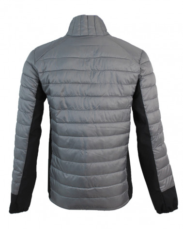 Dos de la doudoune Lemont Otago gris /noir pour homme