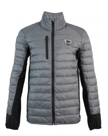 Doudoune LEMONT Otago rugby gris noir pour homme