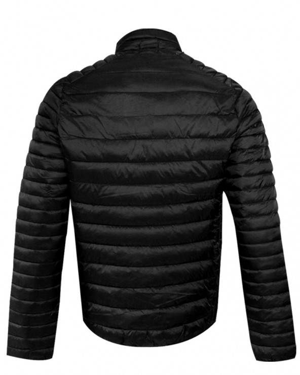 Dos de la doudoune Megeve Otago noir pour homme