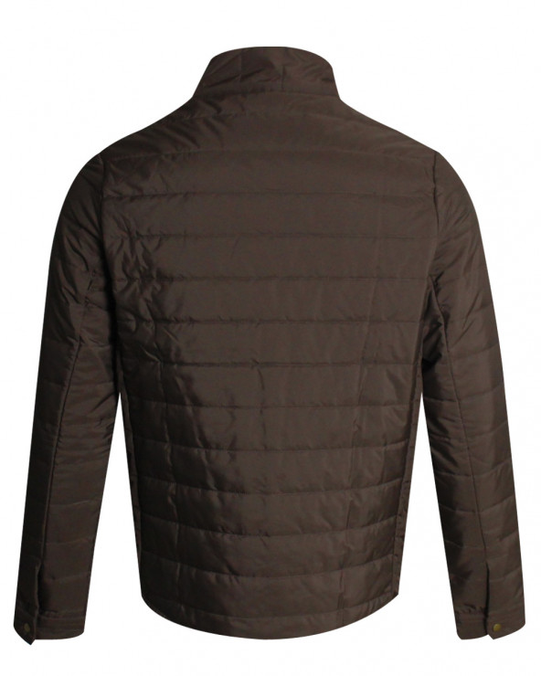 Dos de la doudoune Delko Otago marron pour homme