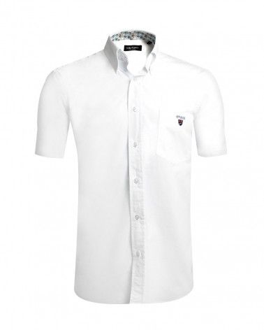 Chemise Buenos Aires Otago manches courtes blanche pour homme