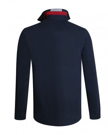 Dos du polo Vich Otago bleu marine pour homme