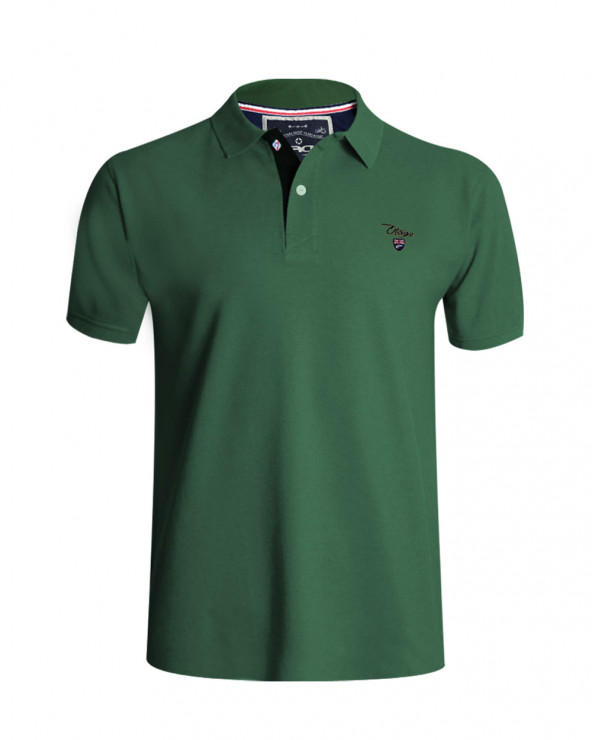 Polo Abruzzo manches courtes Otago rugby vert homme