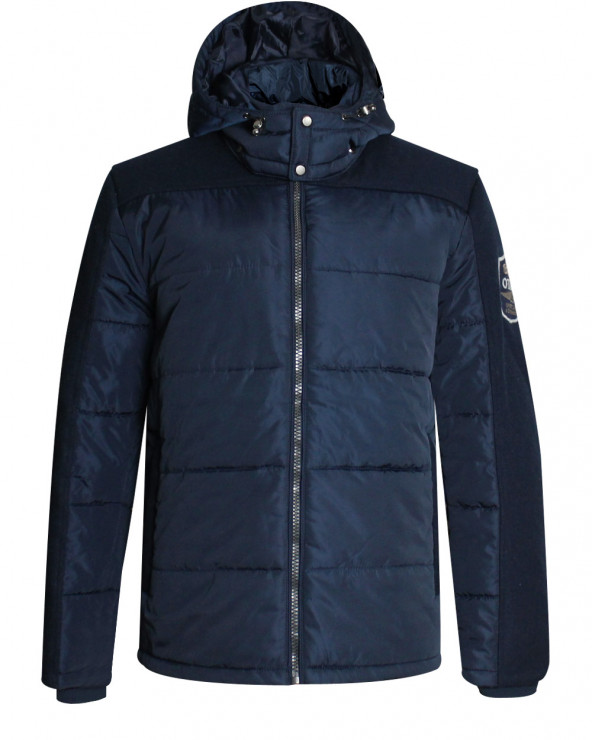 Parka REJIE zip Otago bleu marine pour homme