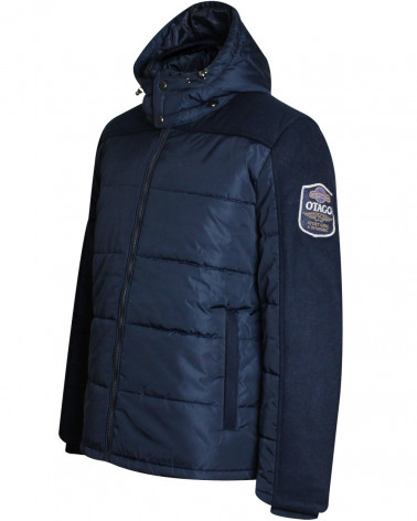 Parka REJIE zip Otago bleu marine pour homme