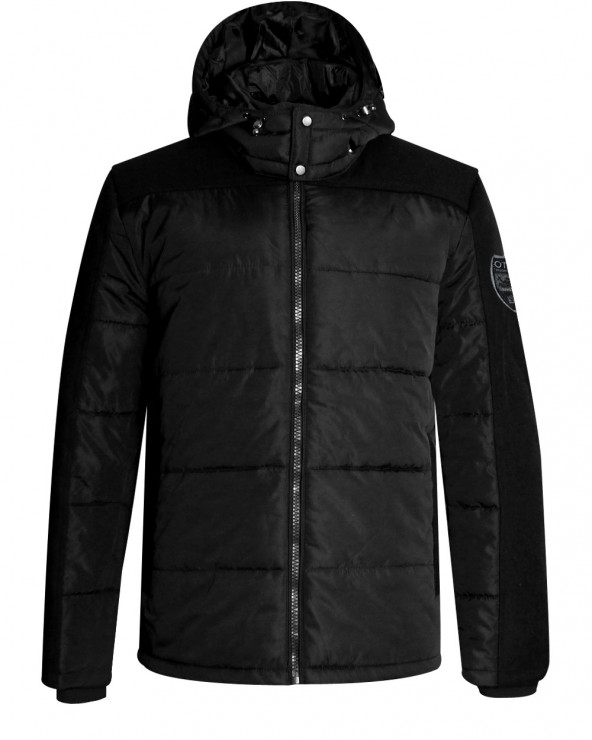 Parka Rejie zip cap Otago Noir pour homme