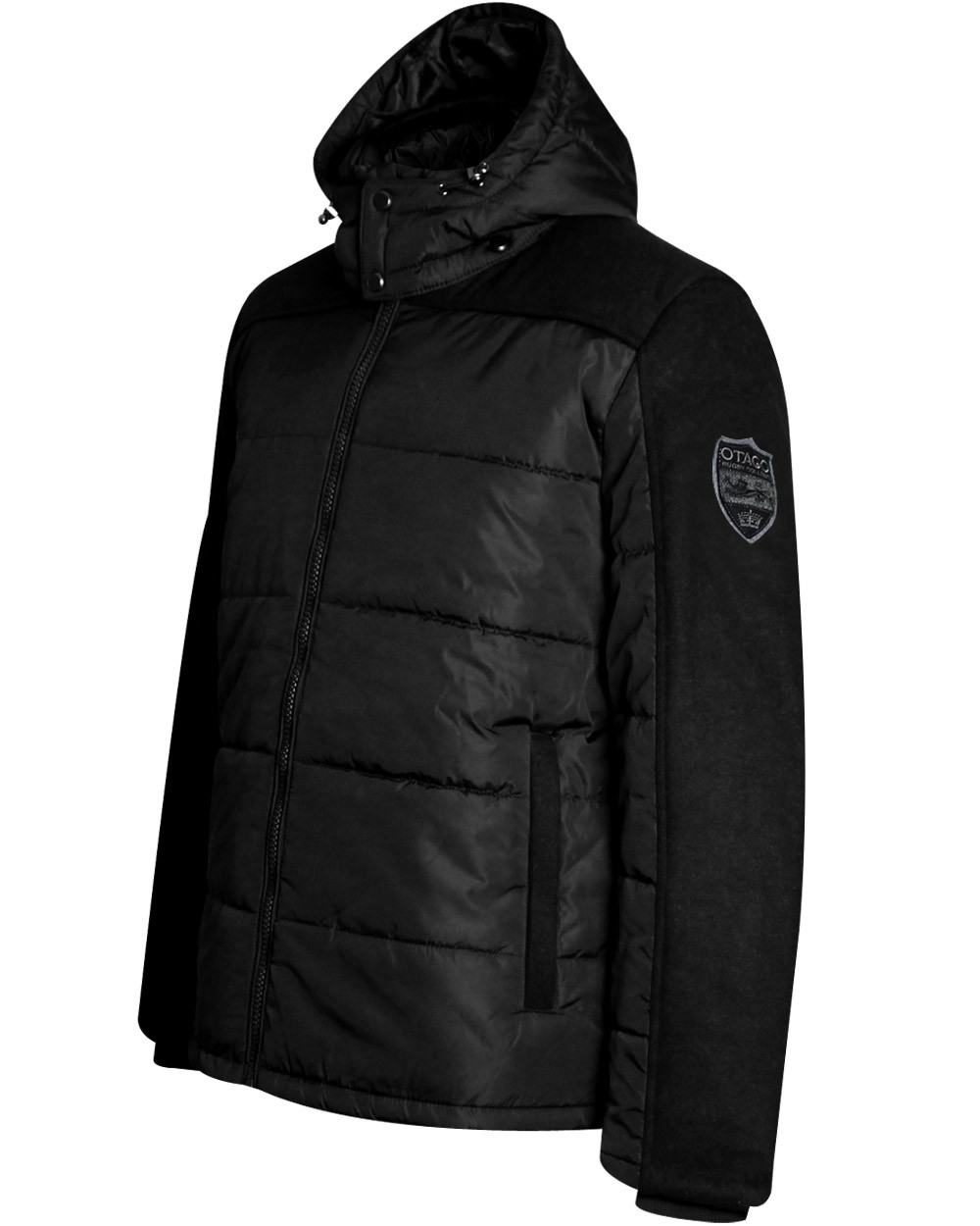 Parka REJIE zip Otago rugby noire pour homme