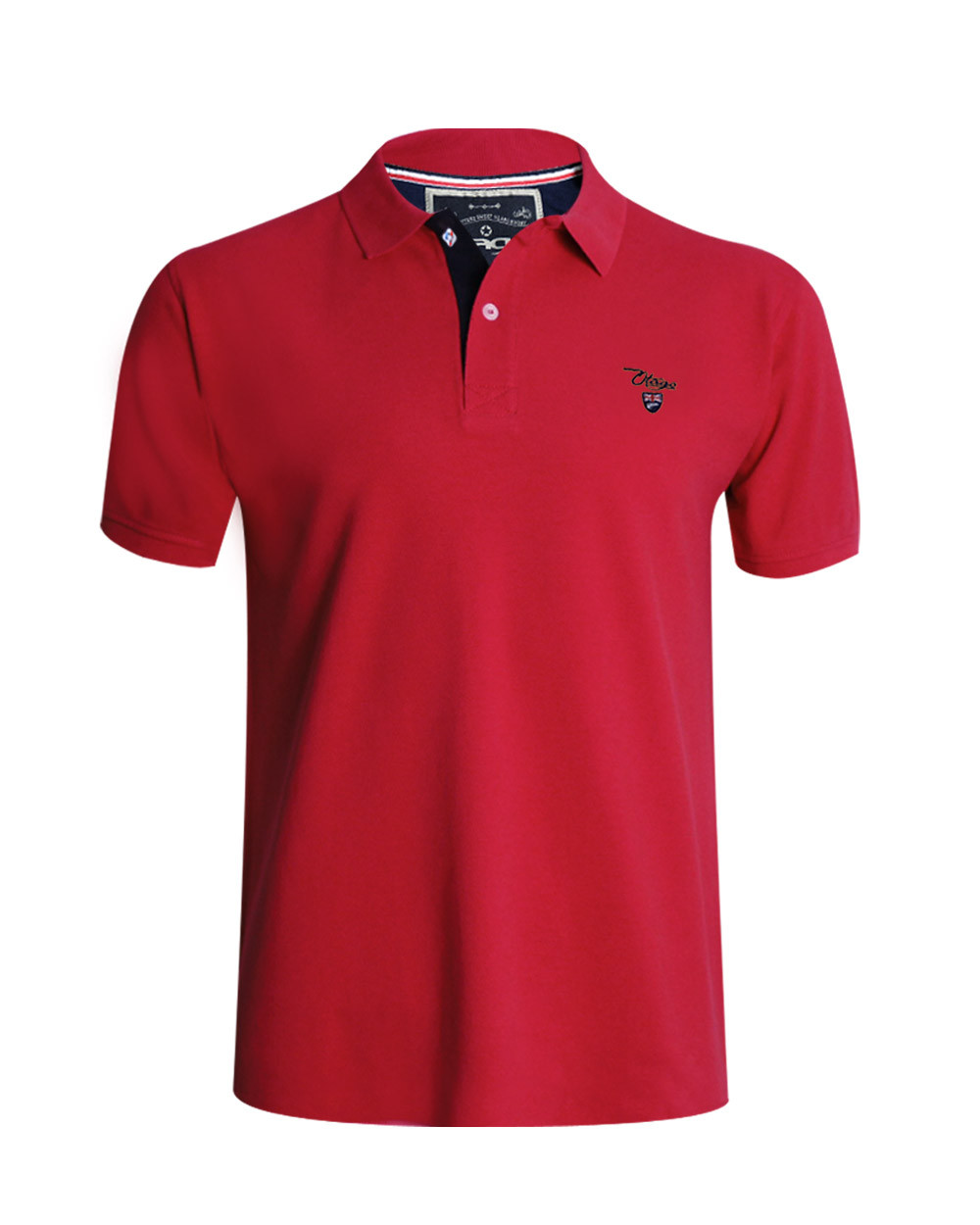 Polo Abruzzo manches courtes Otago rugby rouge pour homme
