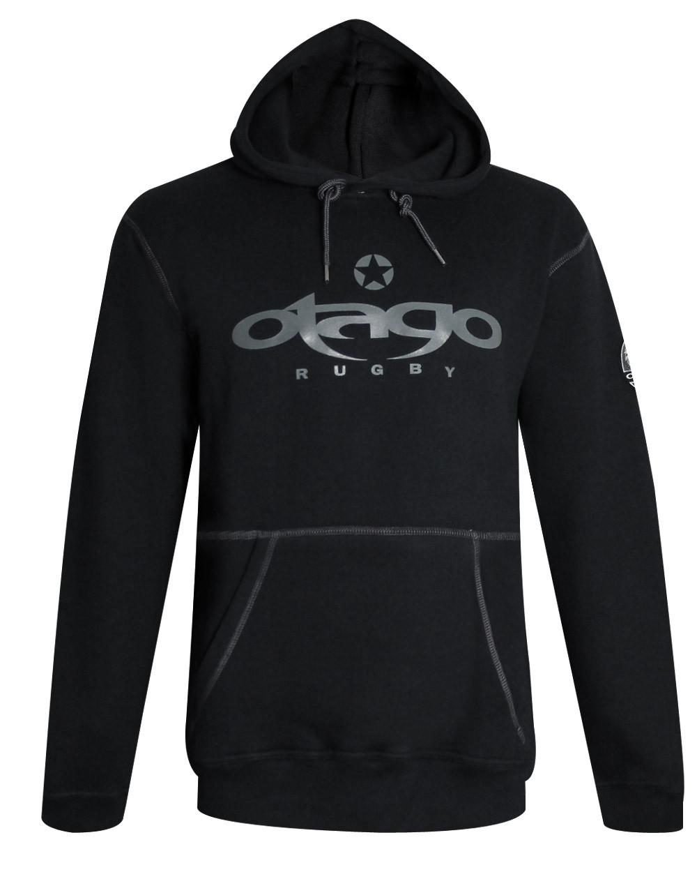 Sweat capuche STAYTON Otago rugby noir pour homme