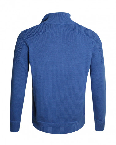 Dos du pull Cargill Otago indigo pour homme