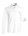 Chemise manches longues homme Buenevy Otago blanche