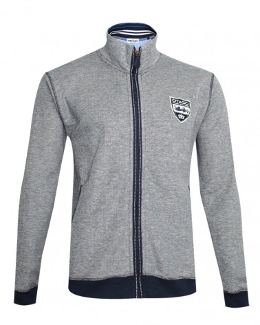 MATVIC sweat zip Otago rugby bleu marine homme